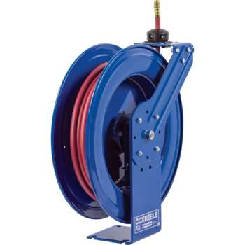 Coxreels SH Series Super Hub Air Water Hose Reel With 3/8in x 75ft PVC Hose Max 300 PSI