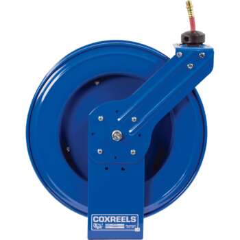 Coxreels Air Water Hose Reel With 3/8in x 50ft PVC Hose Max 250 PSI