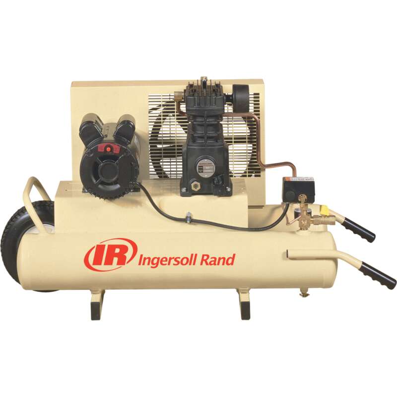 Ingersoll Rand Electric Wheelbarrow Air Compressor 2 HP 8 Gallon 5.7 CFM