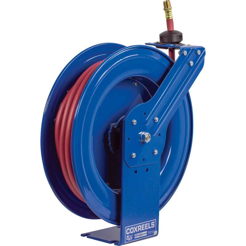 Coxreels Air Hose Reel With 1/2in x 50ft PVC Hose Max 300 PSI