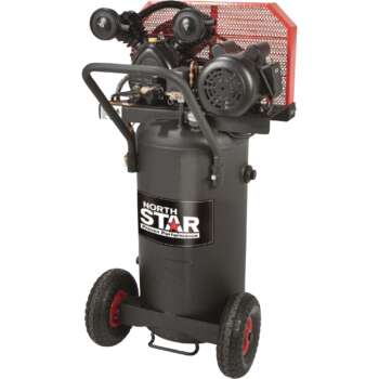 NorthStar Single Stage Portable Electric Air Compressor 2 HP 20Gallon 5.0 CFM Vertical
