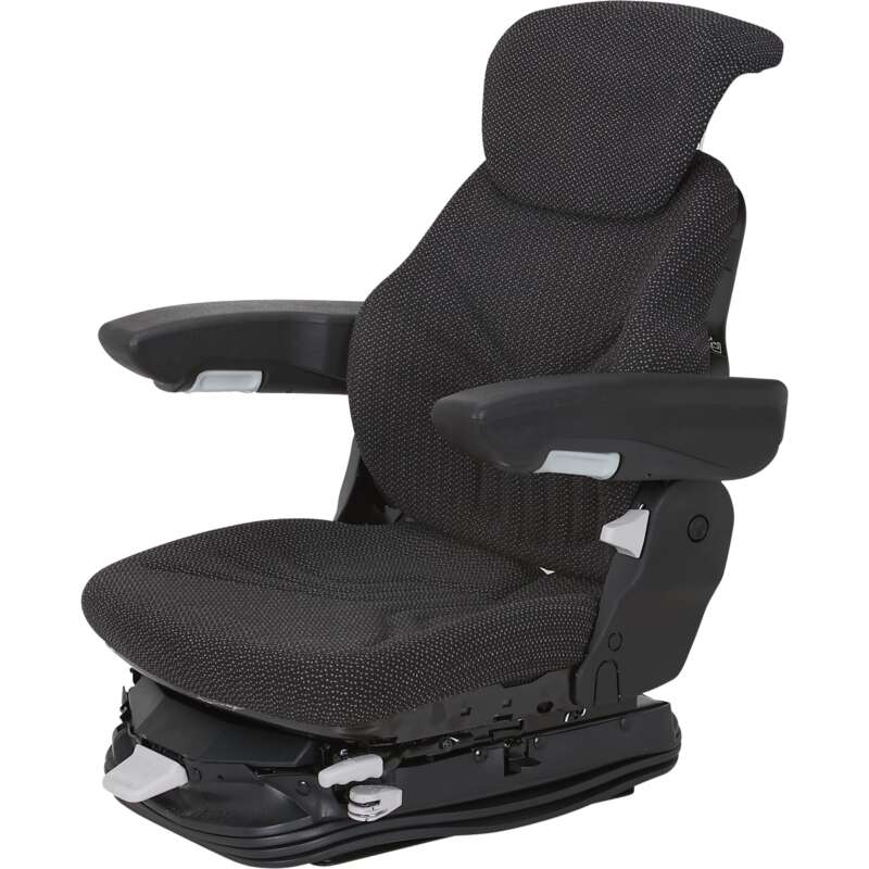 Original Grammer Multi Adjust Air Suspension Tractor Seat Black