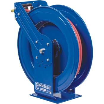 Coxreels Truck Series Maximum Duty Air Hose Reel With 3/8in x 100ft PVC Hose Max 300 PSI