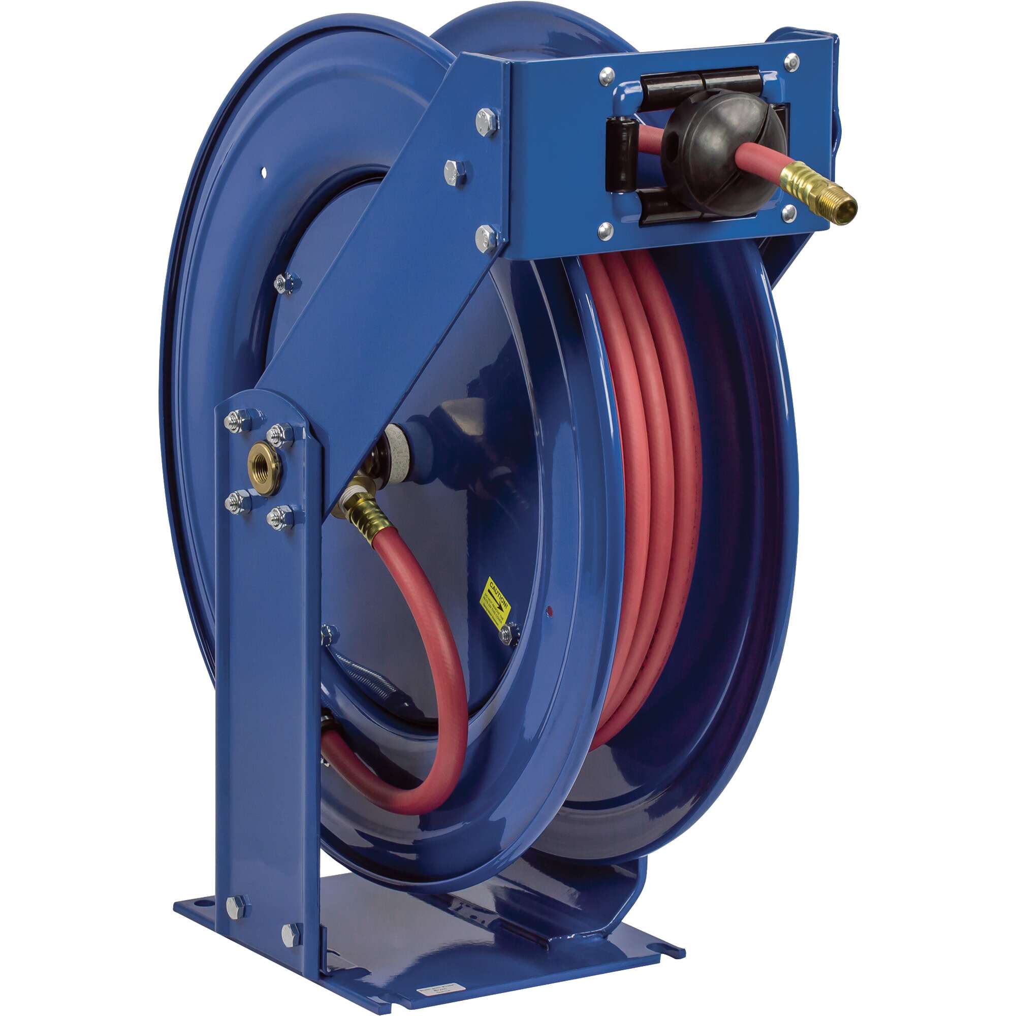 Coxreels Truck Series Maximum Duty Air Hose Reel With 1/2in x 75ft PVC Hose Max 300 PSI