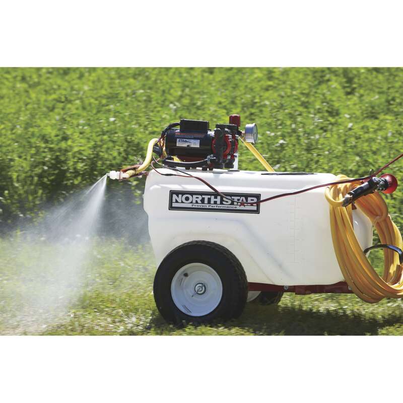 NorthStar ATV High Pressure Tree Orchard Sprayer 21 Gallon Capacity 2 GPM 12 Volt