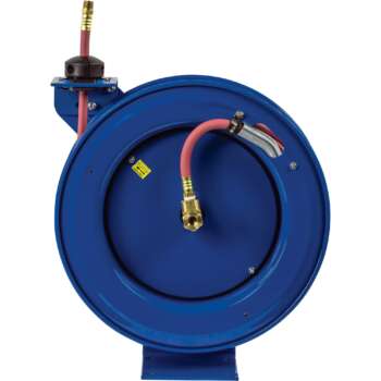 Coxreels Air Hose Reel With 3/8in x 50ft PVC Hose Max 300 PSI
