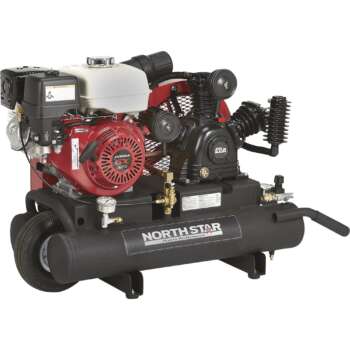 NorthStar Gas Powered Air Compressor Honda GX270 OHV Engine 8Gallon Twin Tank 14.9 CFM 90 PSI