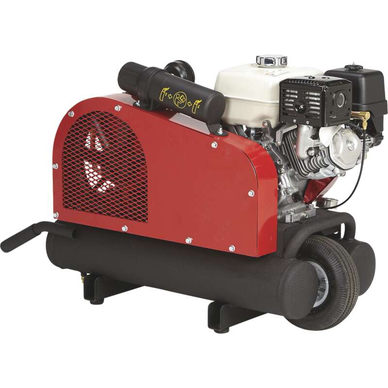 NorthStar Gas Powered Air Compressor Honda GX270 OHV Engine 8Gallon Twin Tank 14.9 CFM 90 PSI