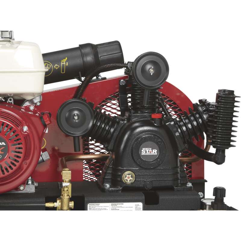 NorthStar Gas Powered Air Compressor Honda GX270 OHV Engine 8Gallon Twin Tank 14.9 CFM 90 PSI