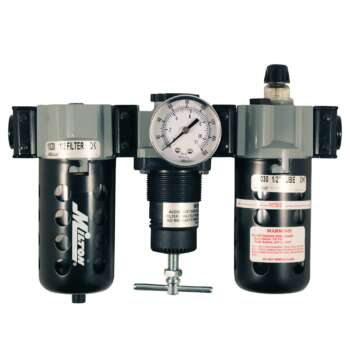 Milton Filter Regulator Lubricator Modular Poly Bowl Max PSI 150 PSI Min Temperature 40 °F Max Temperature 125 °F