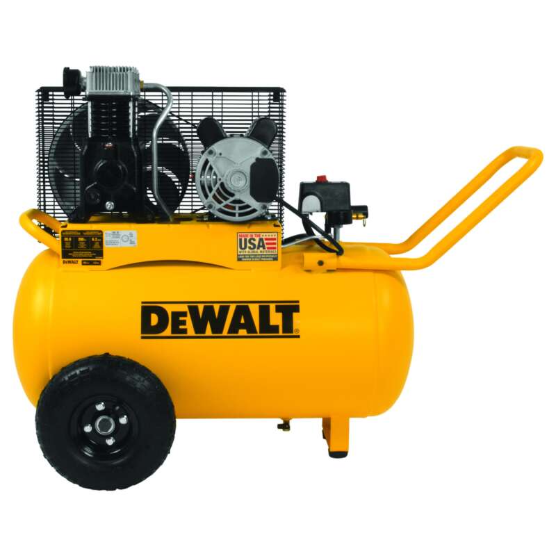 DEWALT 20 Gallon Air Compressor Horizontal Portable 200 PSI 2 HP