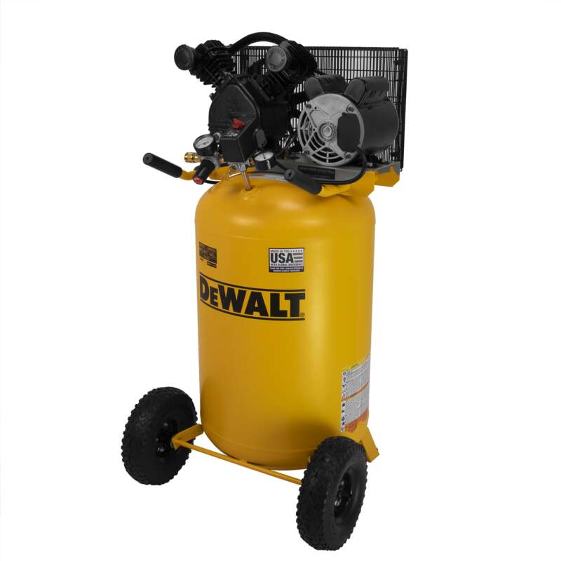 DEWALT 30 Gallon Portable Air Compressor Vertical VTwin,1.6 HP