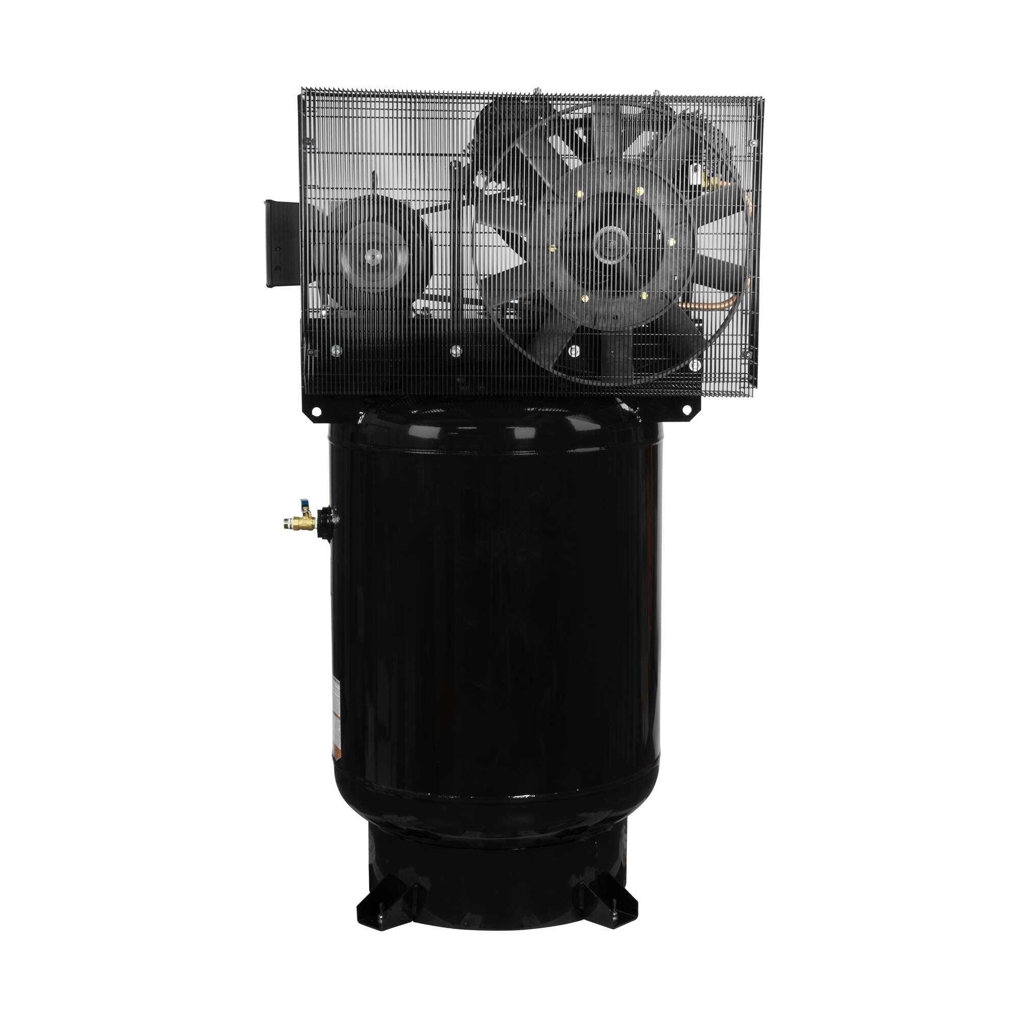 Industrial Air 120 Gallon Vertical Two Stage 10 HP Single Phase Horsepower 10 HP Air Tank Size 120 Gal Volts 208 230