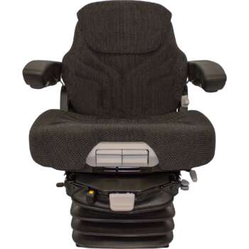 K&M Grammer MSG95/741 Tractor Seat with 12V Air Suspension Black