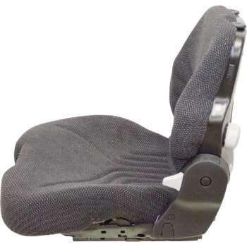 K&M Uni Pro Fabric Tractor Seat Black