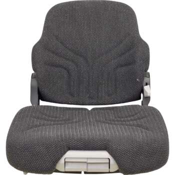 K&M Uni Pro Fabric Tractor Seat Black