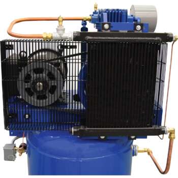 Quincy QP MAX Pressure Lubricated Reciprocating Air Compressor 10 HP 230 Volt 3 Phase 120 Gallon Horizontal