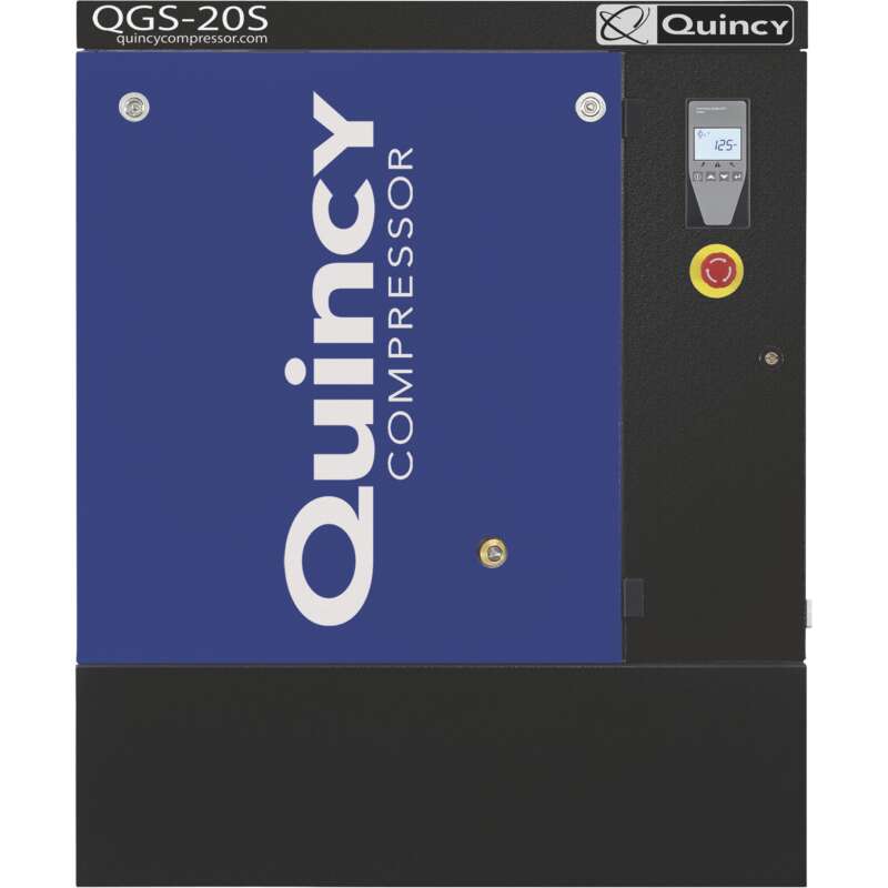 Quincy QGS Rotary Screw Compressor Floor Mounted 20 HP 230V 3Phase 60.8 CFM