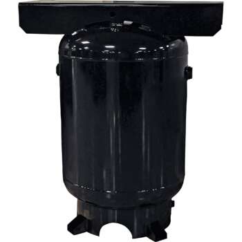 Industrial Air Vertical Receiver Tank with Platform 120 Gallon 200 PSI