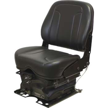 K&M Uni Pro Vinyl Mechanical Suspension Seat Black