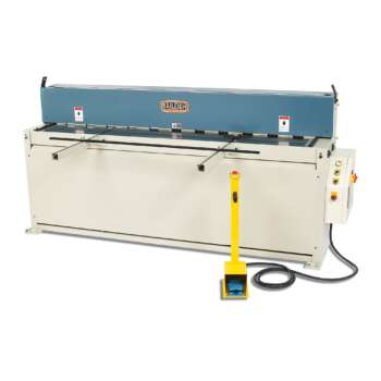 Baileigh 220 Volt Three Phase Hydraulic Powered Shear 80in Max Material Gauge 18 Max Width 80 in
