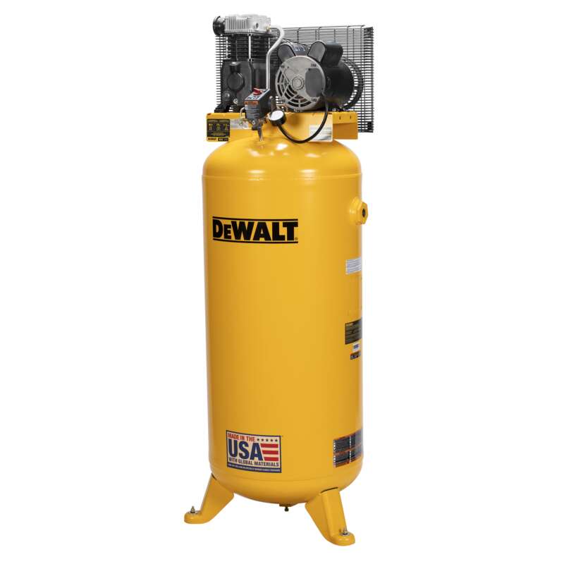 DEWALT 60 Gallon Air Compressor Vertical Single Stage 175 PSI 3 HP2