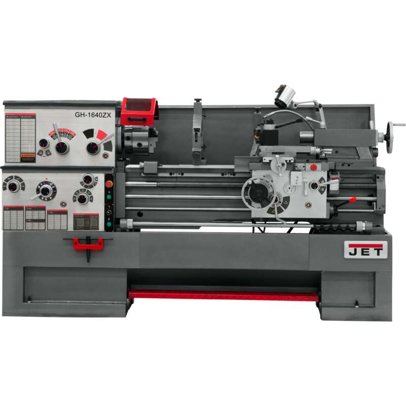 JET ZX-Series Large Spindle Bore Lathe with Acu Rite 200S DRO 16in x 40in