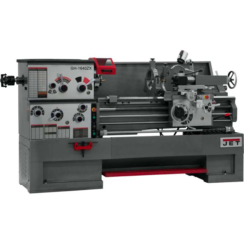 JET ZX Series Large Spindle Bore Lathe with Collet Closer 16in x 40in