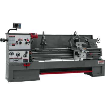 JET ZX Series Large Spindle Bore Lathe with Taper Attachment and Collet Closer 18in x 80in