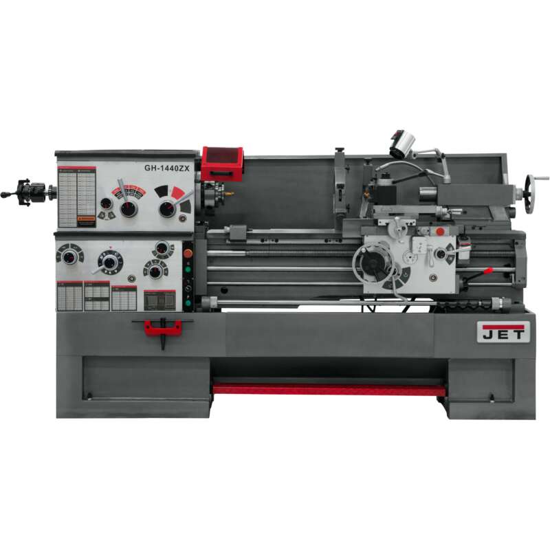 JET ZX Series Large Spindle Bore Lathe with Collet Closer 14in x 40in