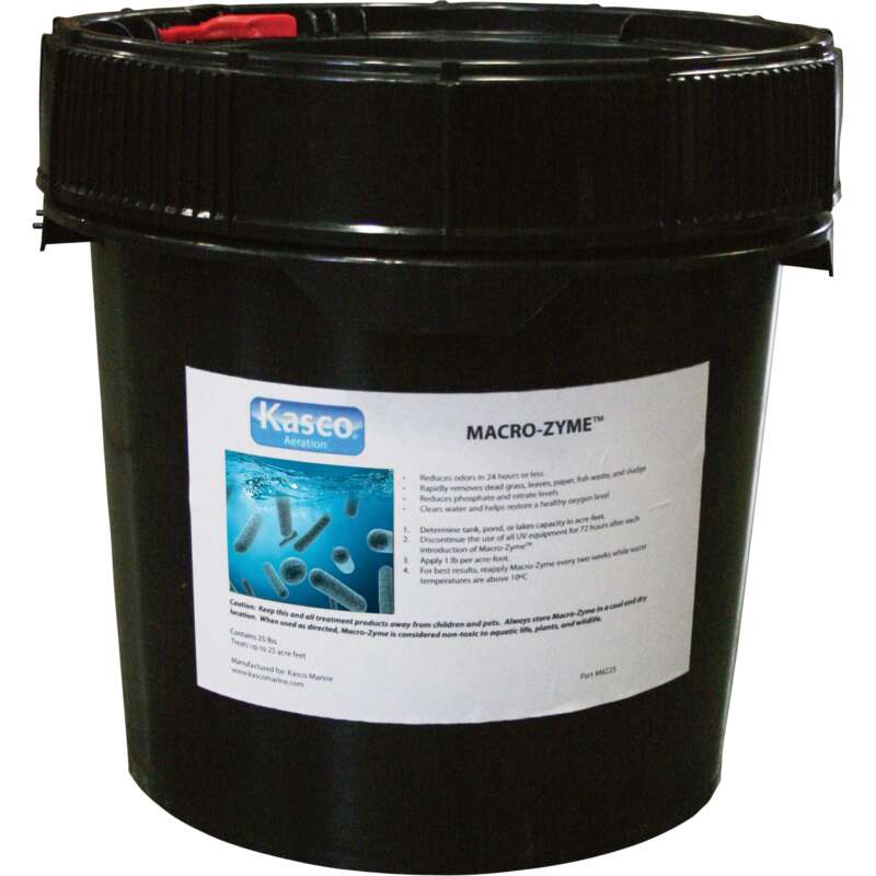 Kasco Marine Macro Zyme Pond Bacteria 25Lb bulk container