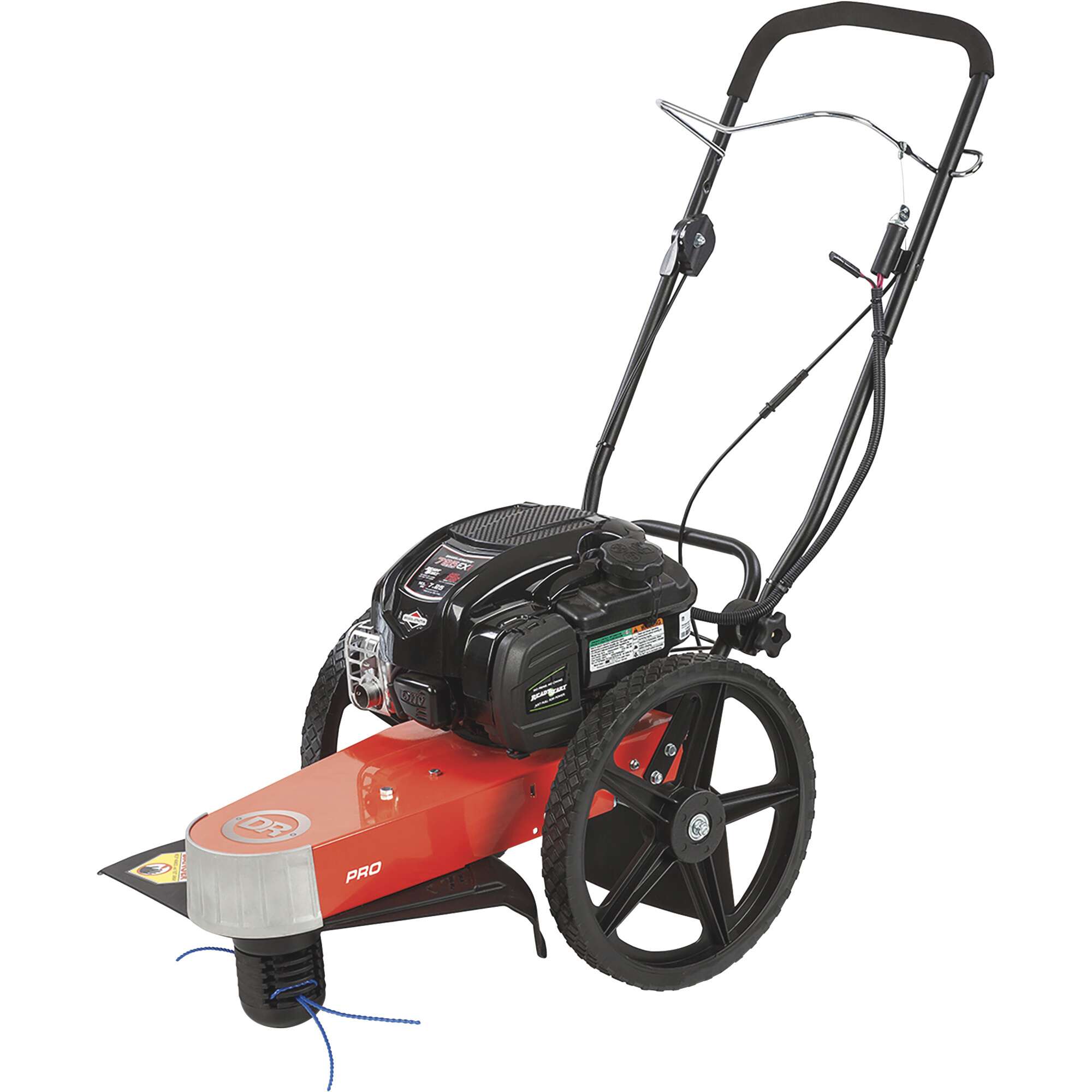 DR Power PRO Trimmer Mower with Electric Start 163cc Briggs & Stratton Engine 22in W