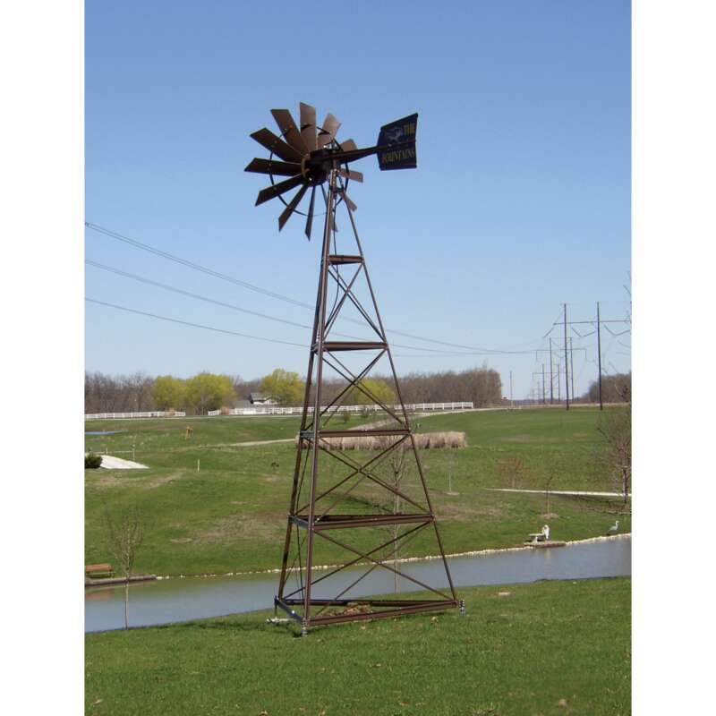 Outdoor Water Solutions Customized Windmill Aerator 20Ft Bronze