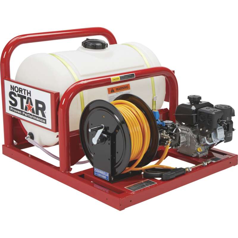 NorthStar Skid Sprayer 55 Gallon Capacity Kohler CH255 5.5 HP OHV Engine