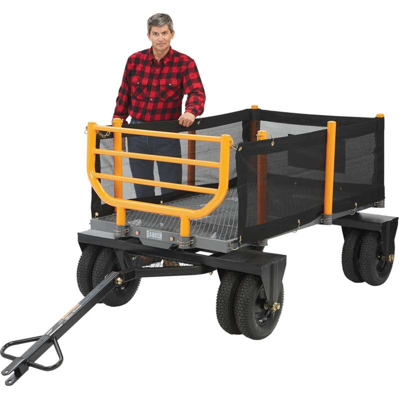 Bannon 3 in 1 Convertible Logging Wagon 1800 Lb Capacity 36 Cu Ft