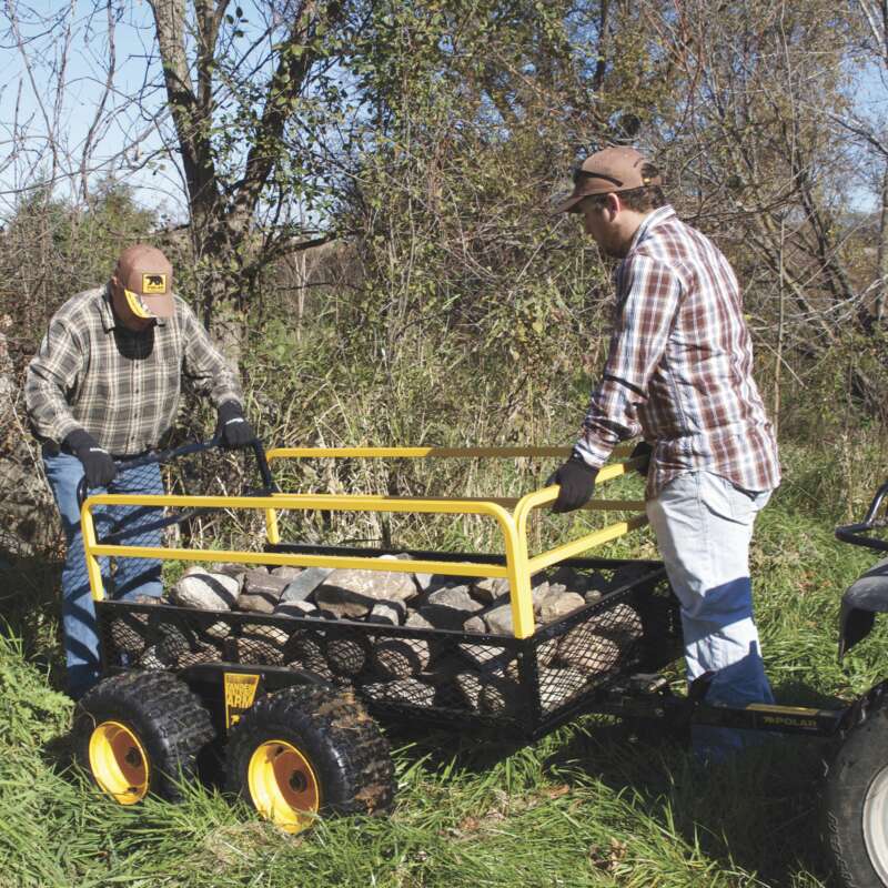 Polar Mesh Trailer Tandem Axle 1400 Lb Capacity