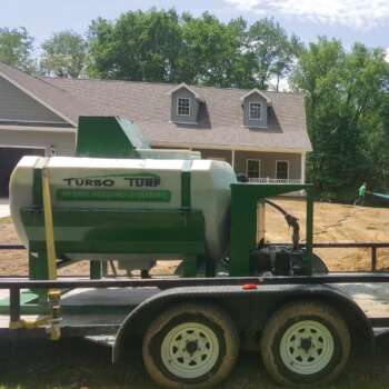 Turbo Turf Paddle Agitated Hydroseeding Unit 400 Gallon Capacity