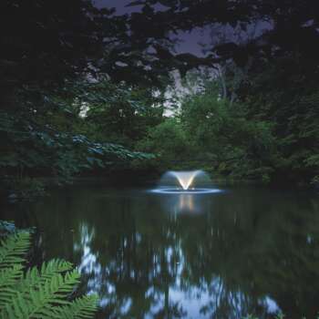 Scott Night Glo LED Residential Pond Fountain Light Set 2 Lights 1230 Lumens 110 Volt