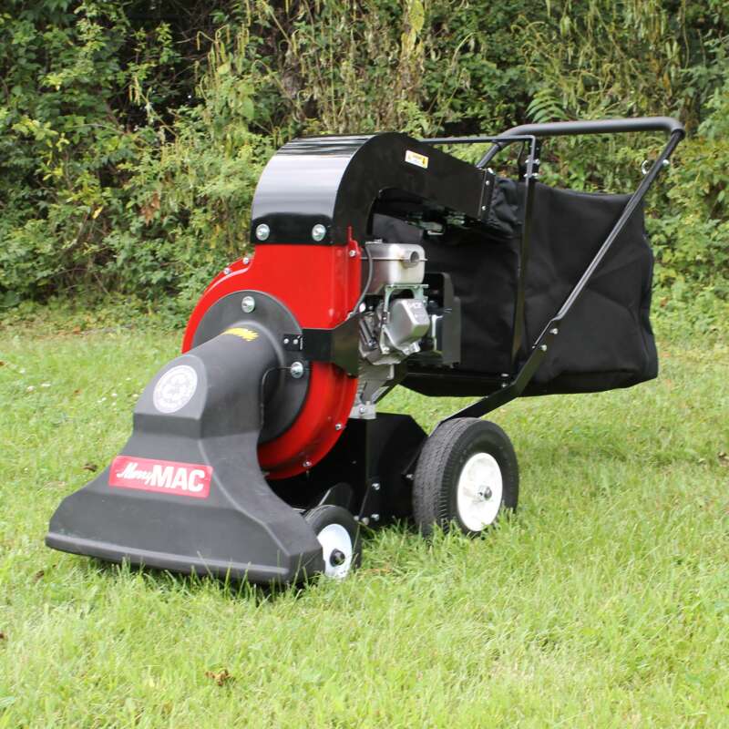 MerryMac Multi Surface Outdoor Vacuum Manual Start 250cc Briggs & Stratton OHV Engine 4Bushel Capacity