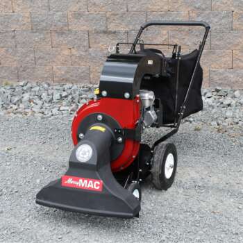 MerryMac Multi Surface Outdoor Vacuum Manual Start 250cc Briggs & Stratton OHV Engine 4Bushel Capacity