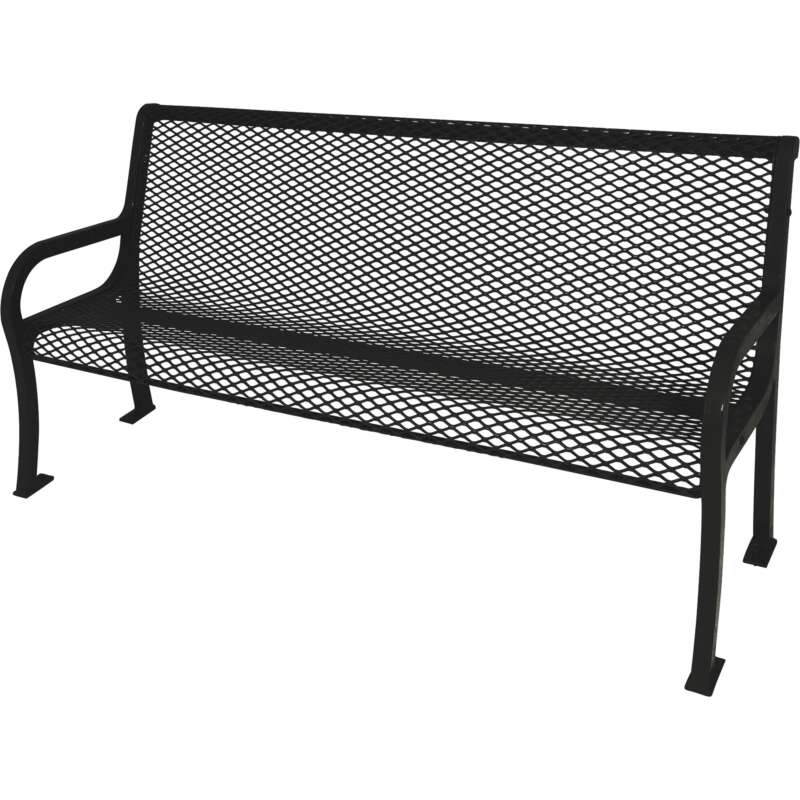 UltraSite Diamond Pattern Lexington Park Bench 6ft