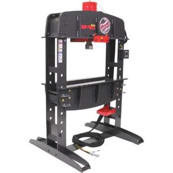 Edwards 60 Ton Shop Press with Porta Power and PLC Single Phase 230 Volt