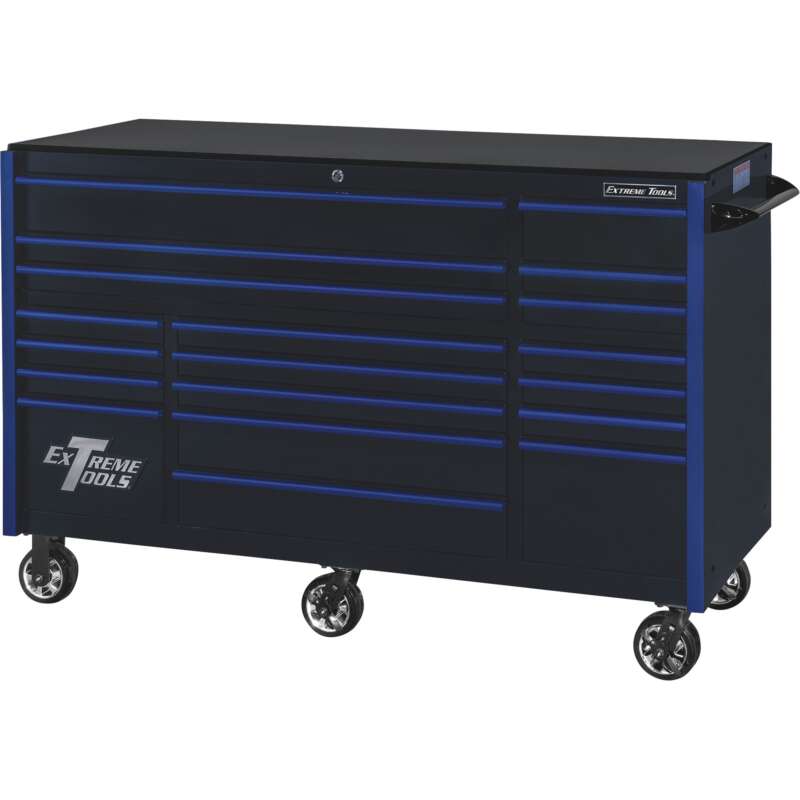 Extreme Tools RX Series 72inL x 30inW 19 Drawer Tool Roller Cabinet 72inW x 30inD x 47inH