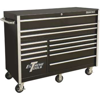 Extreme Tools RX Series Professional 55in 12 Drawer Roller Tool Cabinet 55inW x 25inD x 46inH