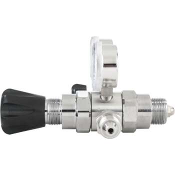 Harris Industrial Air Specialty Gas Lab Regulator CGA 590 Two Stage 316 Stainless Steel 050 PSI