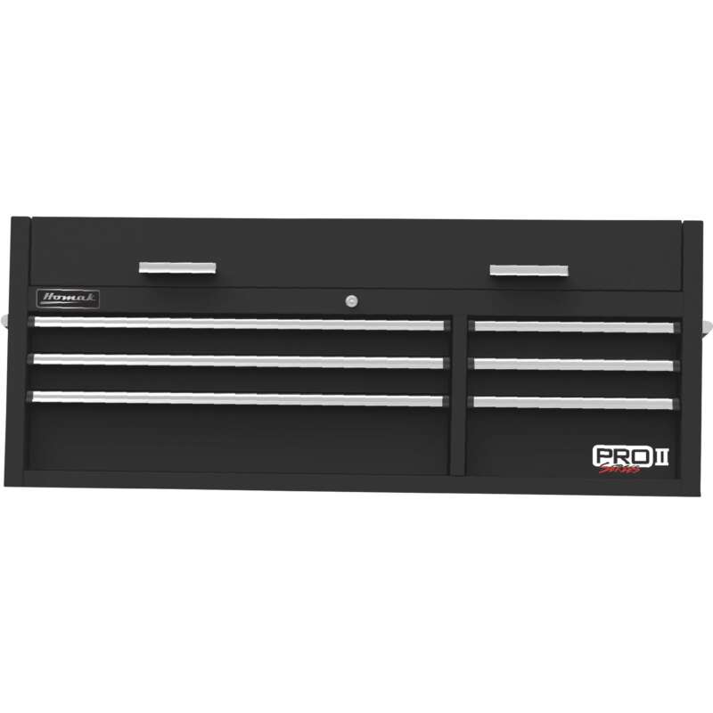 Homak 54in Pro II 6 Drawer Top Tool Chest 18 016 Cu In of Storage 54inW x 24 25inD x 21 375inH
