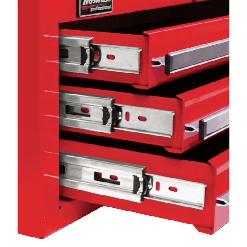 Homak H2PRO 56in 8 Drawer Roller Tool Cabinet With 2 Compartment Drawers 56 1 4inW x 22 7 8inD x 45 34inH