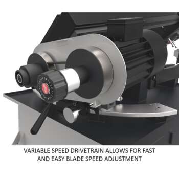 JET Elite Horizontal Metal Cutting Variable Speed Band Saw 8in x 13in 1 5 HP 115 230V