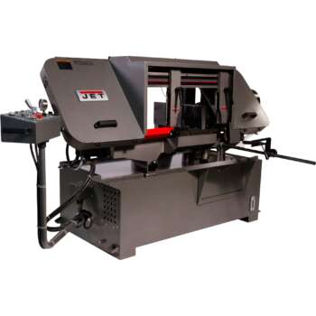 JET Horizontal Semi Automatic Variable Speed Mitering Band Saw with Hydraulic Vise 12in x 20in 3 HP