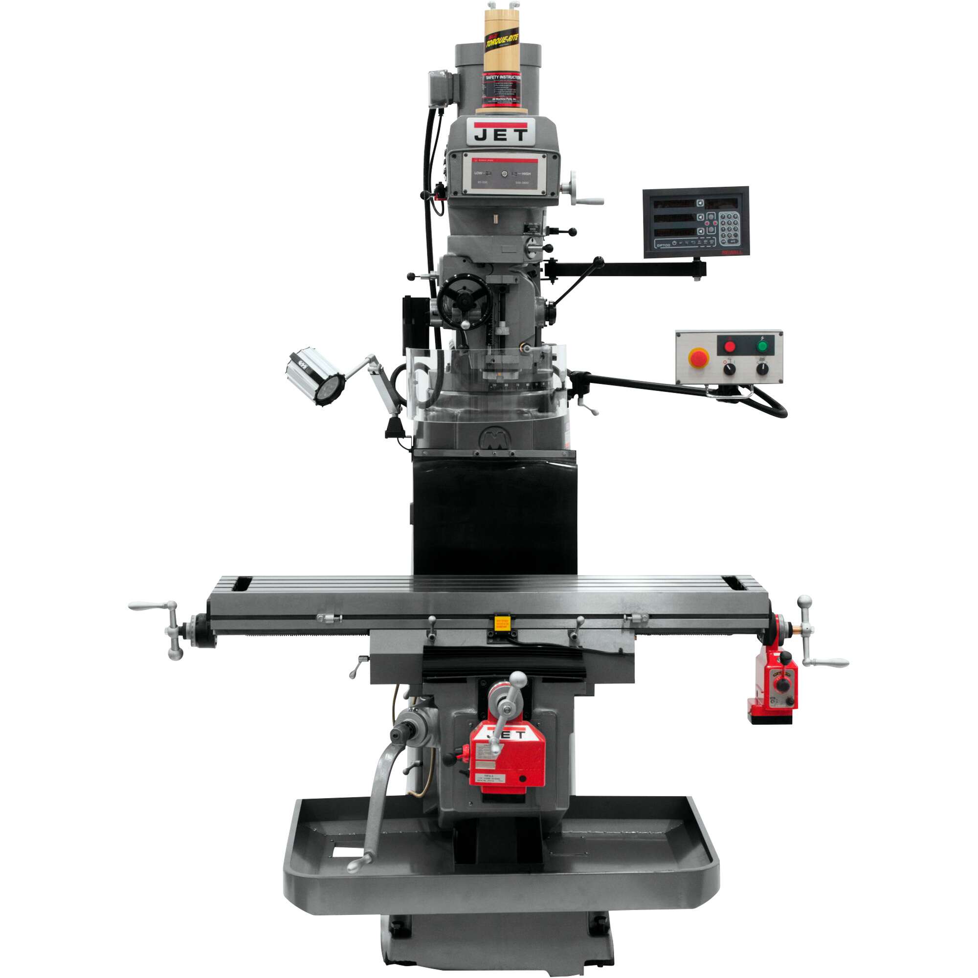 Jet JTM-4VS Mill with 3-Axis ACU-RITE G-2 MILLPWR CNC with Air Powered Draw Bar